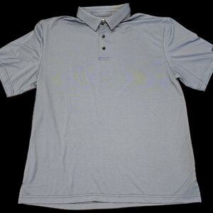 Grand Slam Men's L,  Golf Polo Shirt w/ Gray Pattern: Athleisure, Preppy